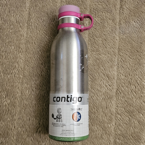 NEW Contigo Matterhorn Vaccuum-Insulated Stainless Steel Water Bottle, 32 oz - Picture 3 of 8